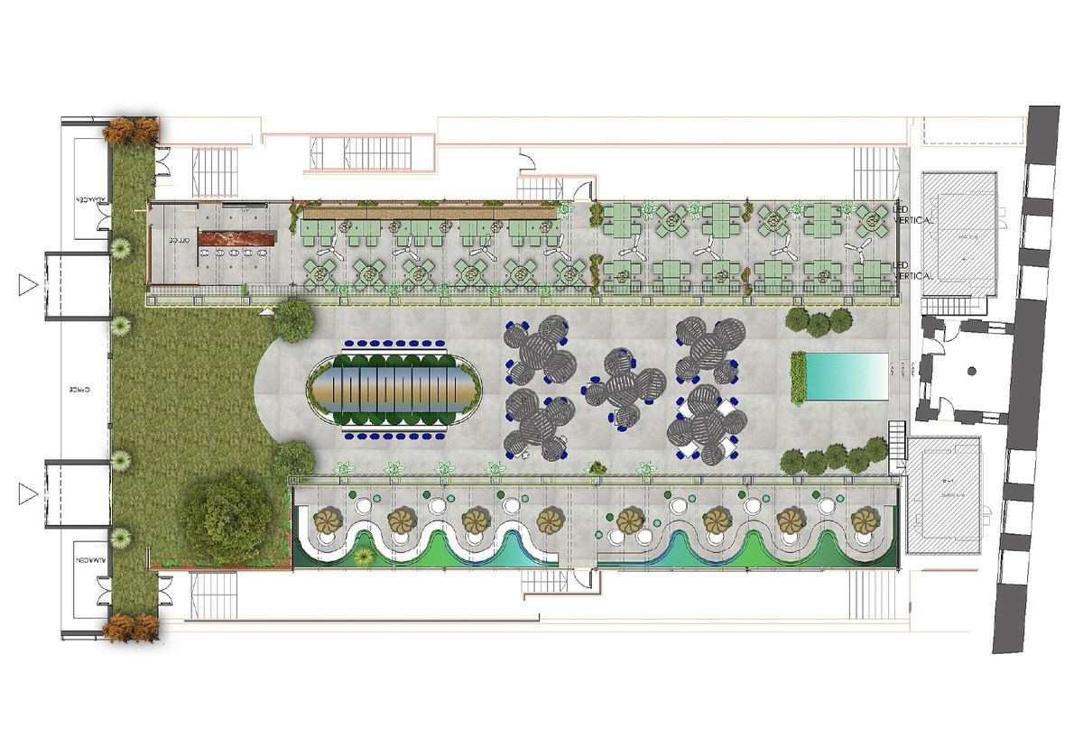 Plano de la Terraza ABC